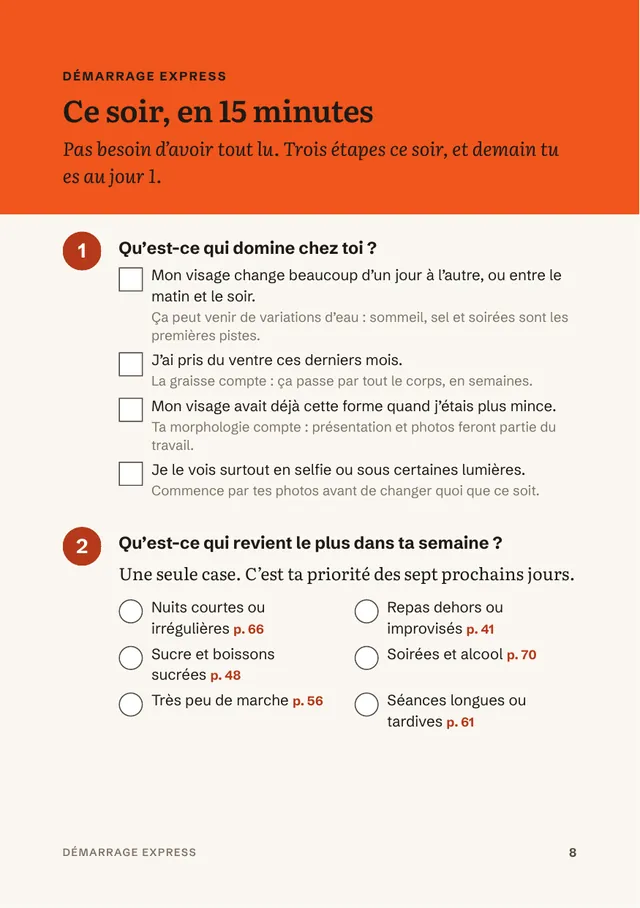 Page du livre : Ce soir, en 15 minutes : le démarrage express